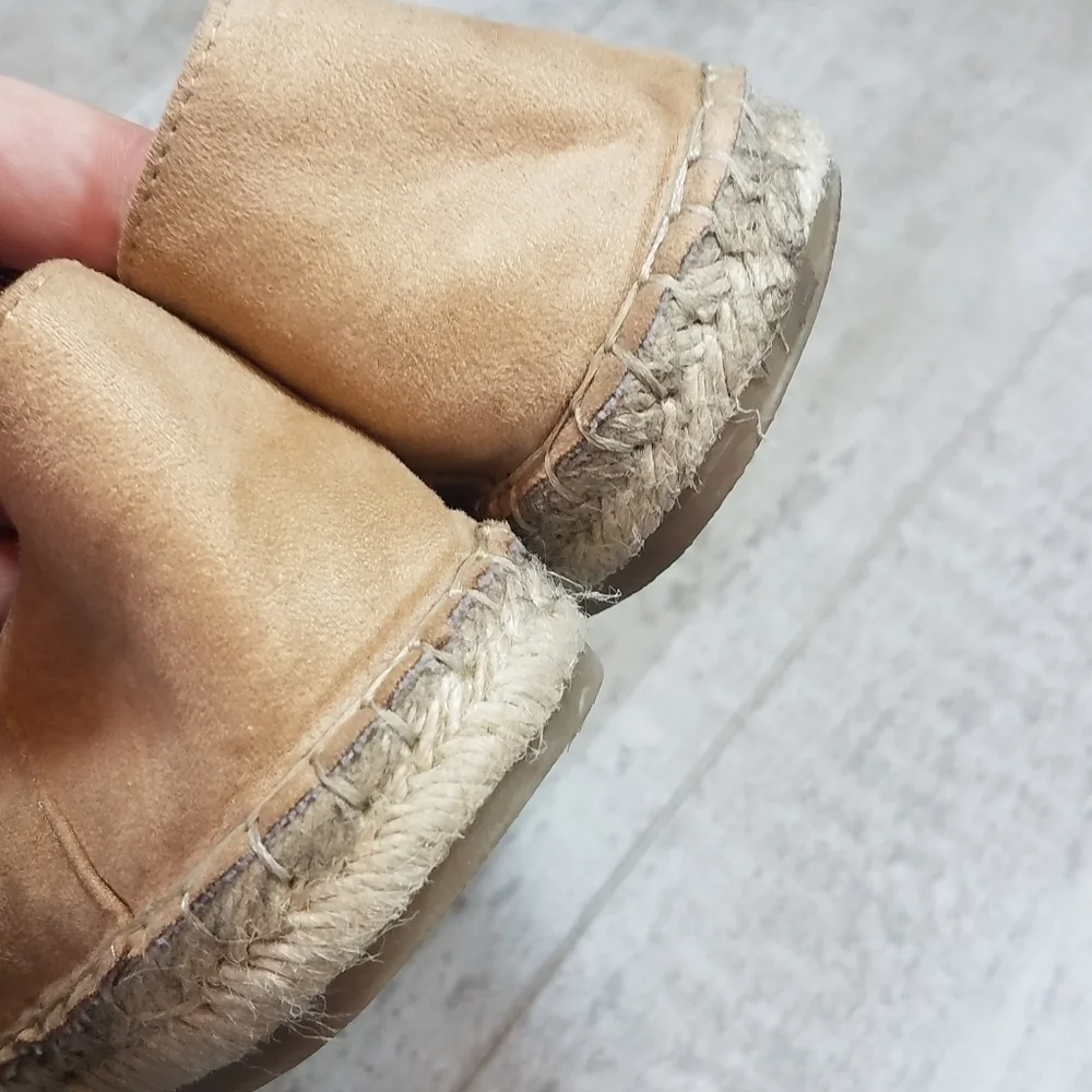 Zara Esparto Espadrille Loafers 40